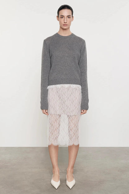Cashmere Cotton L/S Crew