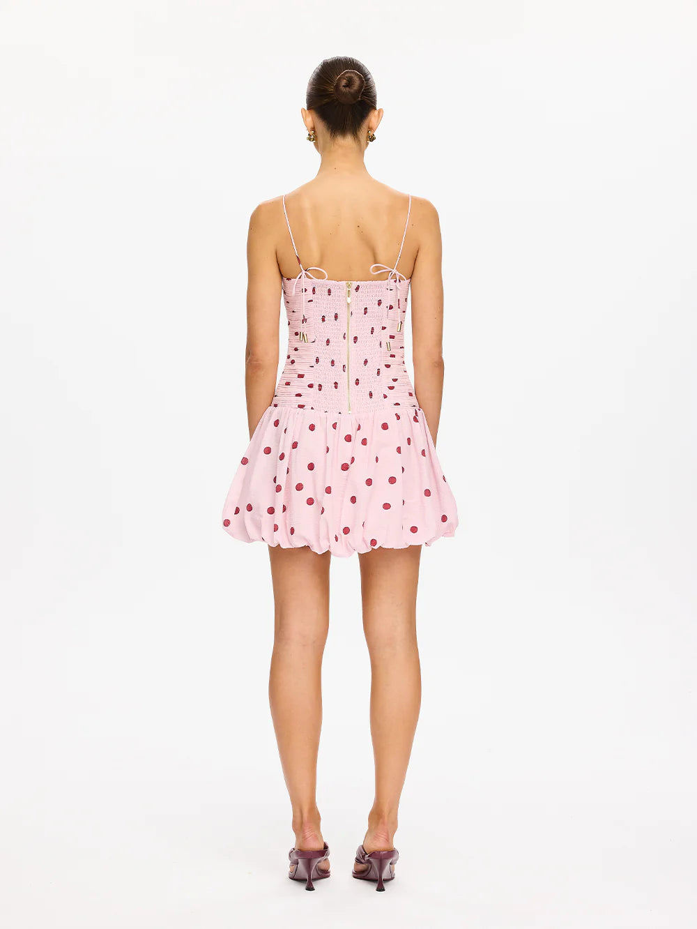 Sia Bubble Hem Mini Dress