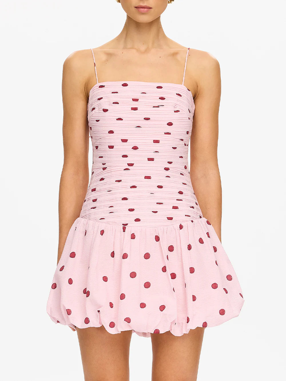 Sia Bubble Hem Mini Dress