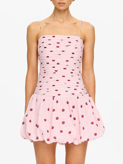 Sia Bubble Hem Mini Dress
