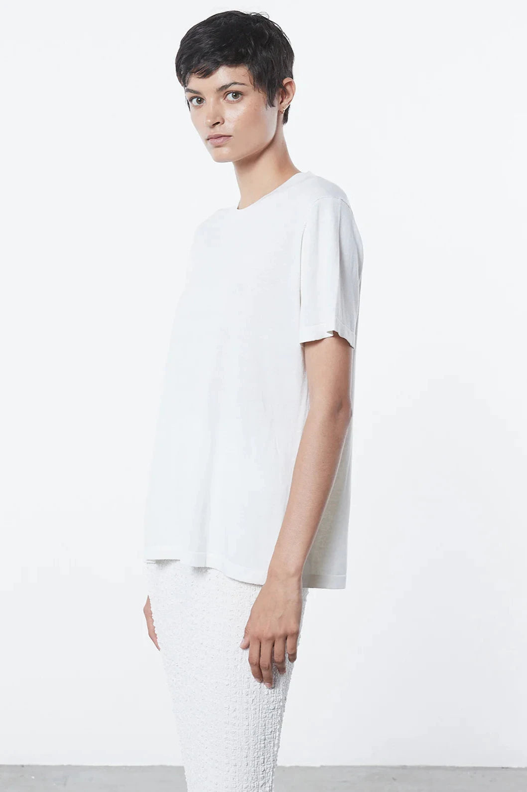 Cashmere Loose S/S Tee