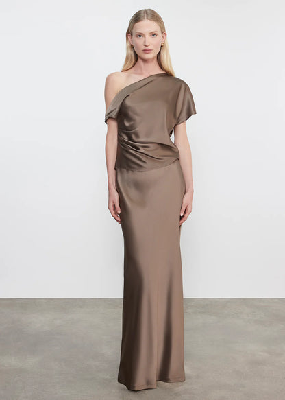 Silk Full Length Skirt