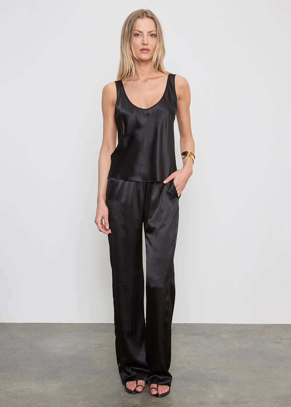 Silk Satin Everywhere Pant
