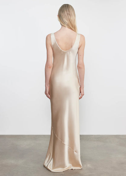 Silk Satin Tank Dress