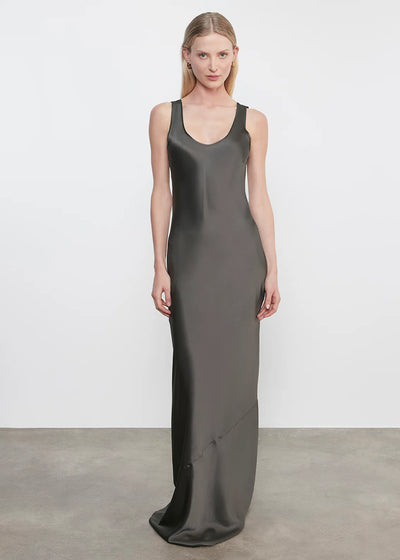 Silk Satin Tank Dress