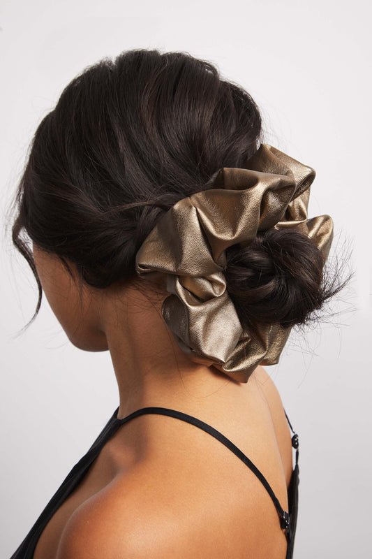Hat Attack x Kapsule Savannah Scrunchie- Metallic