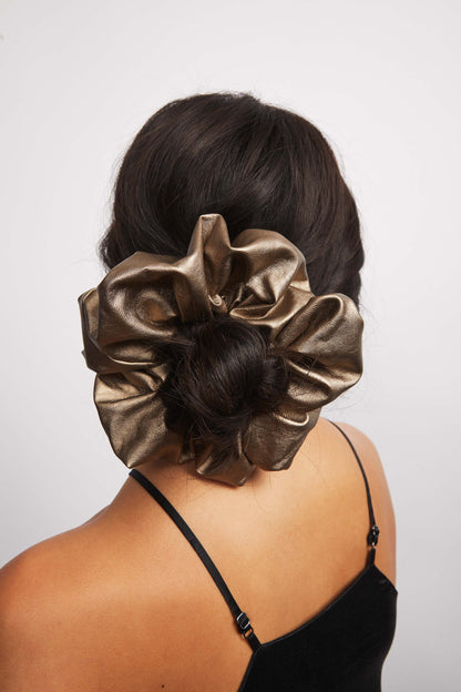 Hat Attack x Kapsule Savannah Scrunchie- Metallic