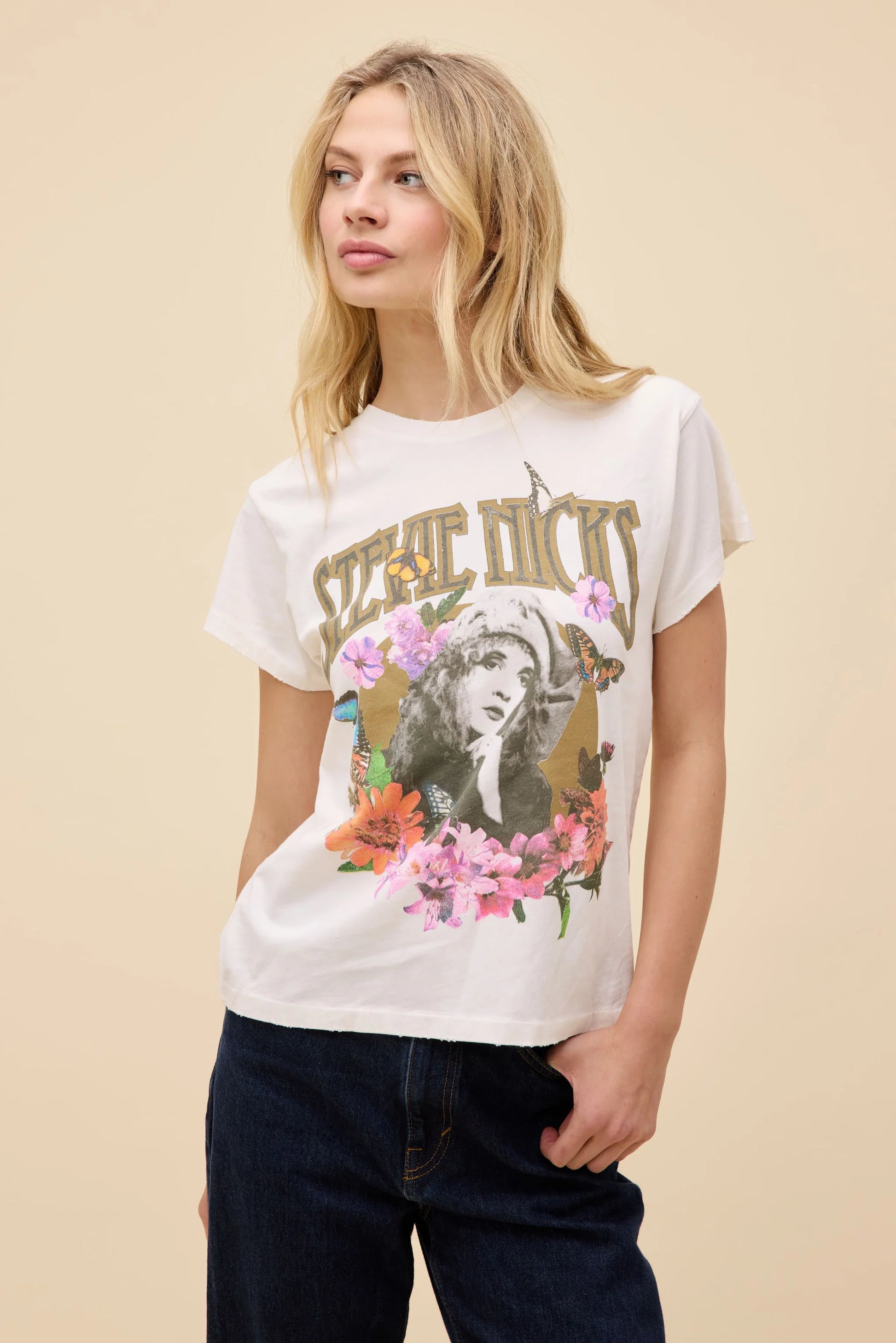 Stevie Nicks Flower Collage Tour Tee