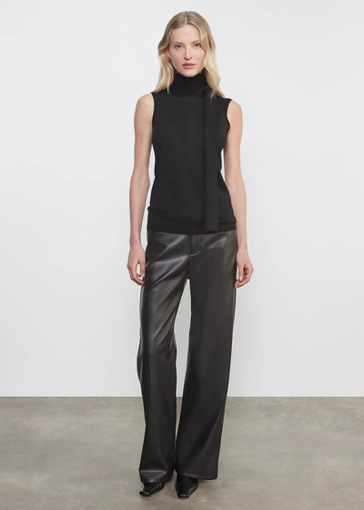 Leather Straight Leg