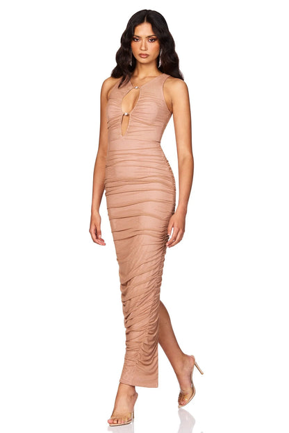 Chrystal Halter Maxi