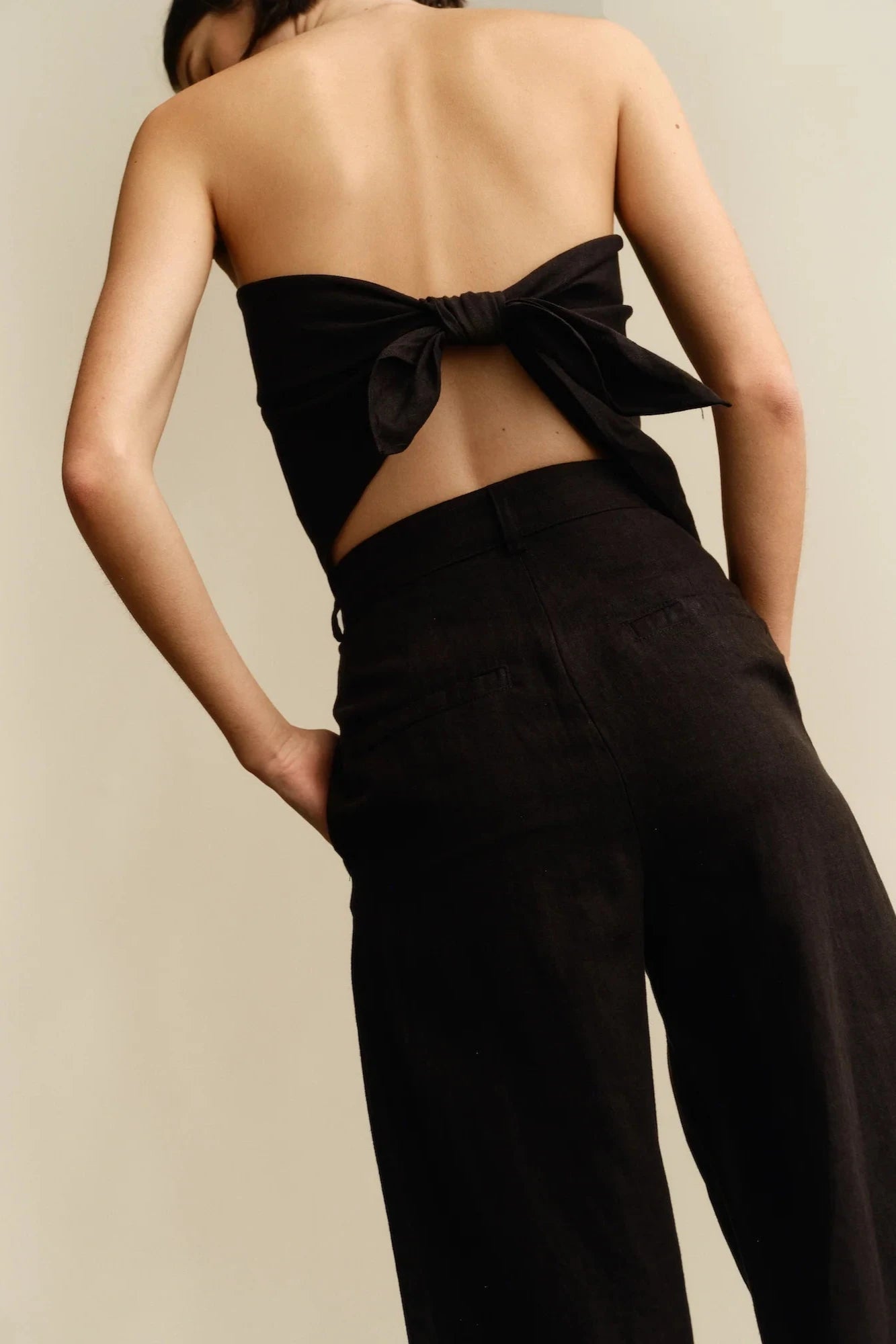 Linen Scarf Top – MAD WOMAN