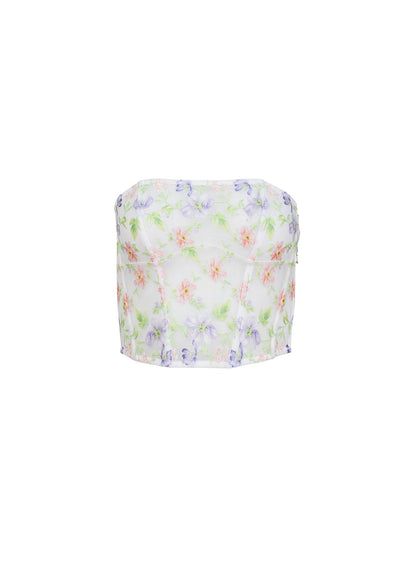 Elara Embroidery Corset Top