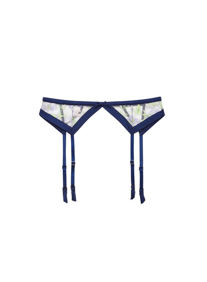 Elara Embroidery Garter Belt