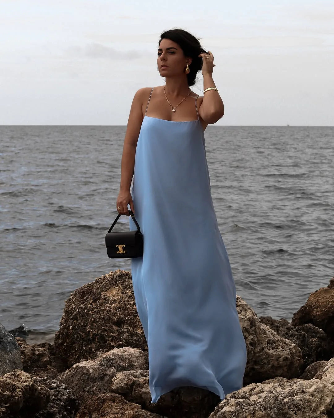 Capri Silk Cami Dress – MAD WOMAN