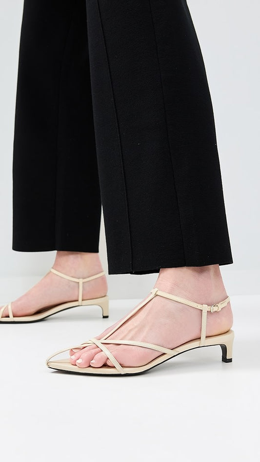 Cage Low-Heel Sandal