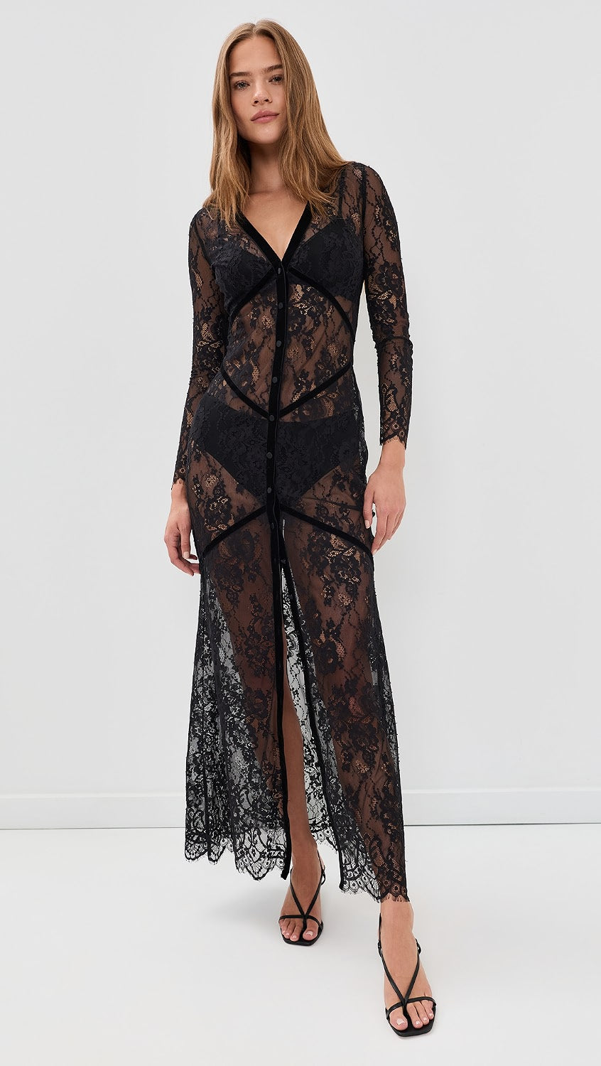 Poesy Lace Maxi Dress