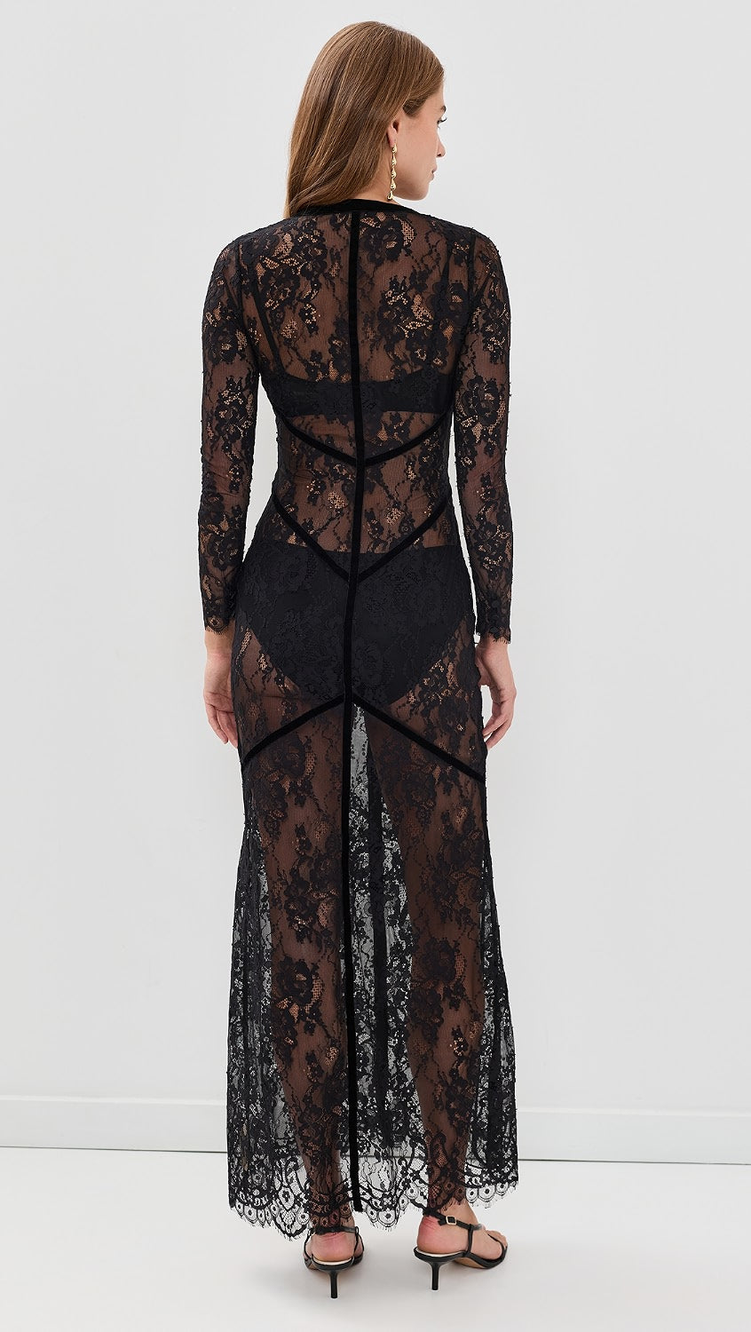 Poesy Lace Maxi Dress