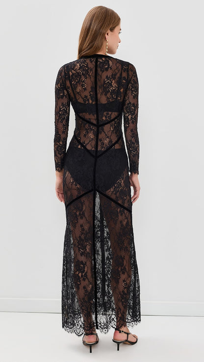 Poesy Lace Maxi Dress
