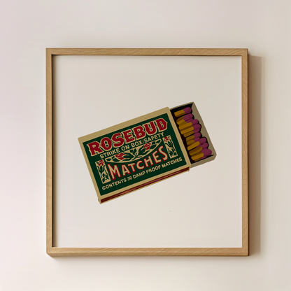 Rosebud Matches by Maria Jose