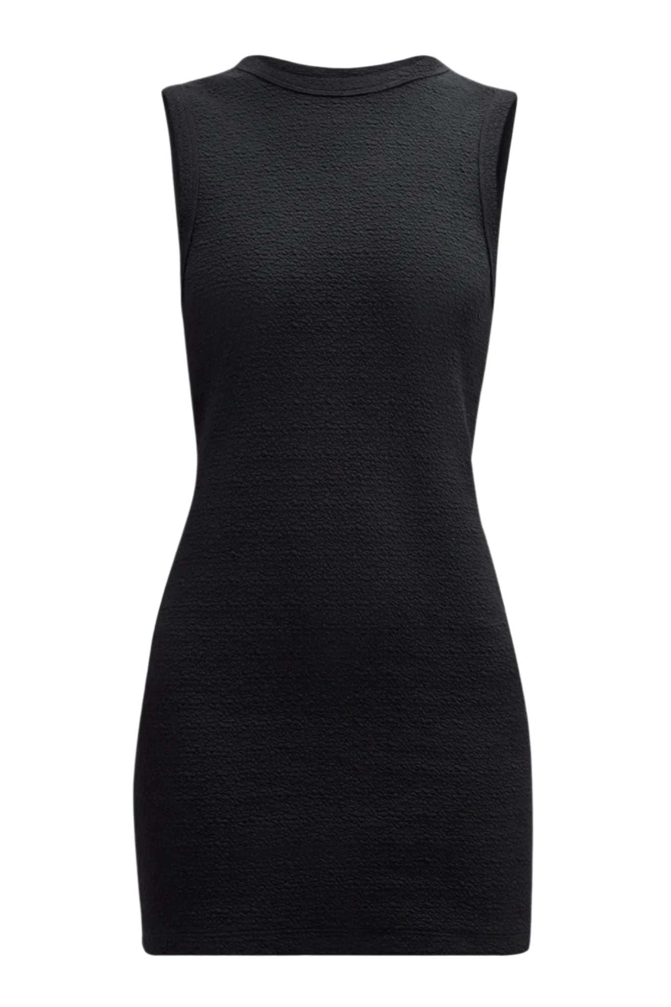 Textured Jacquard Sleeveless Dress