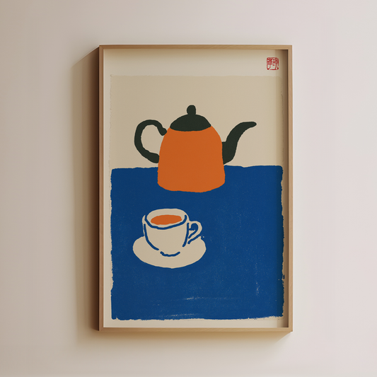 Kettle and Tea - Japandi