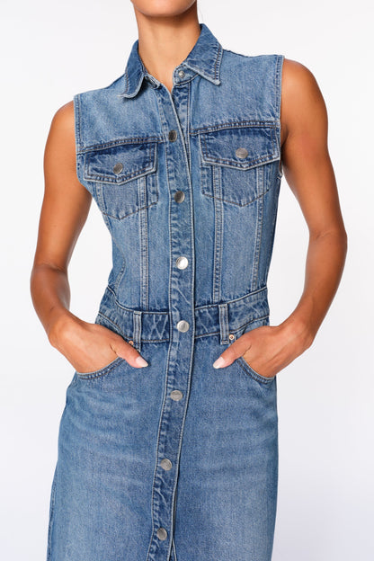 Vest Dress: Midi