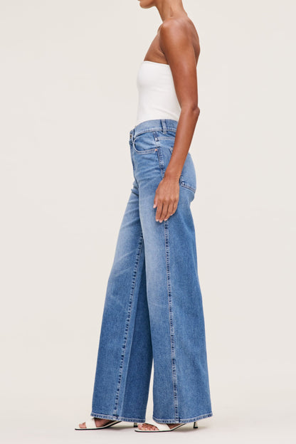 Hepburn Wide Leg High Rise 32" Jeans