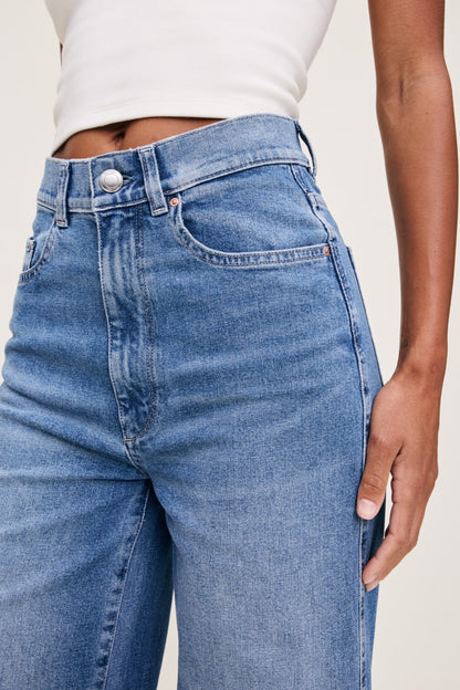 Hepburn Wide Leg High Rise 32" Jeans